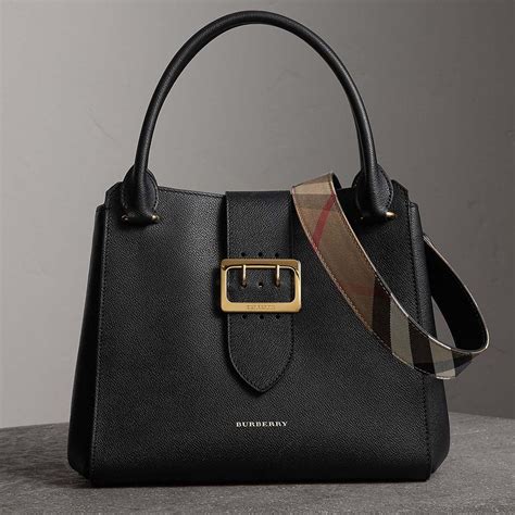 burberry oversized leather tote bag|Burberry medium top handle tote.